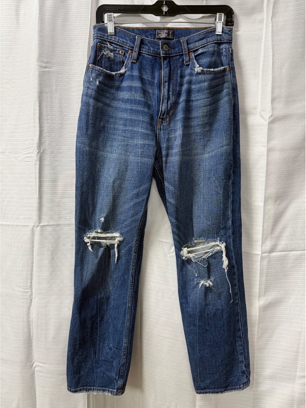 Abercrombie & Fitch Ultra High Rise Straight Curve Love Jeans Size 28R